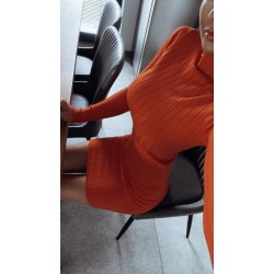 Oranžové šaty Style S/M 
